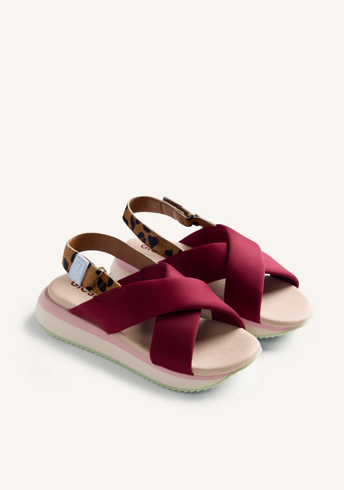 SANDALIAS DEPORTIVAS PIEL ESTAMPADO ANIMAL TALISAY